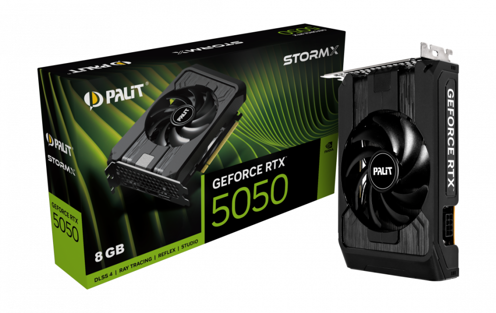 Видеокарта NVIDIA GeForce Palit StormX RTX 5050 8Gb DDR6 HDMI+DP RTL