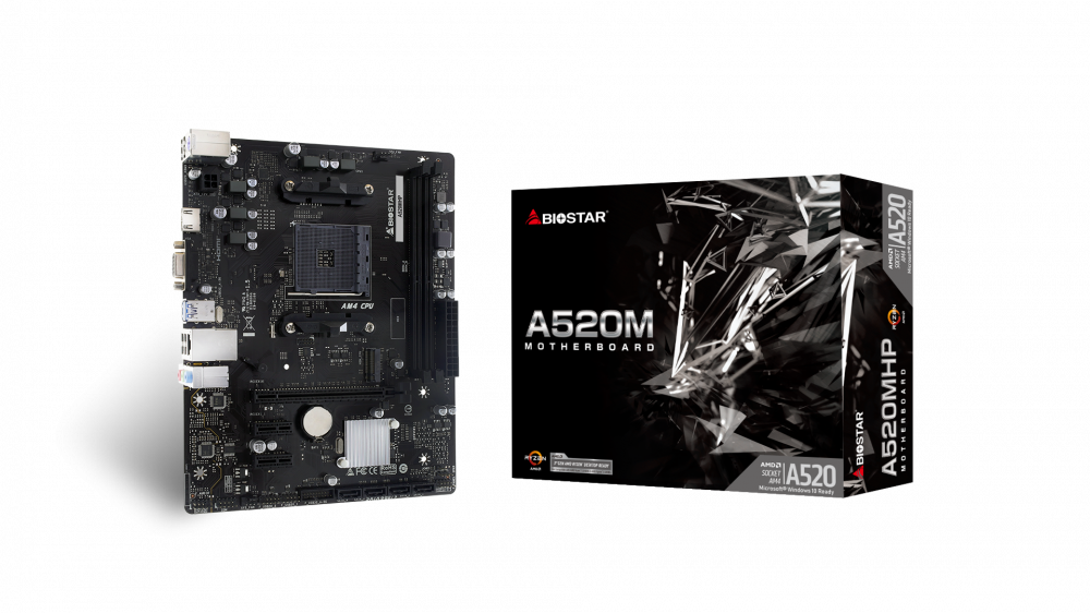 Материнская плата AM4 Biostar A520MHP