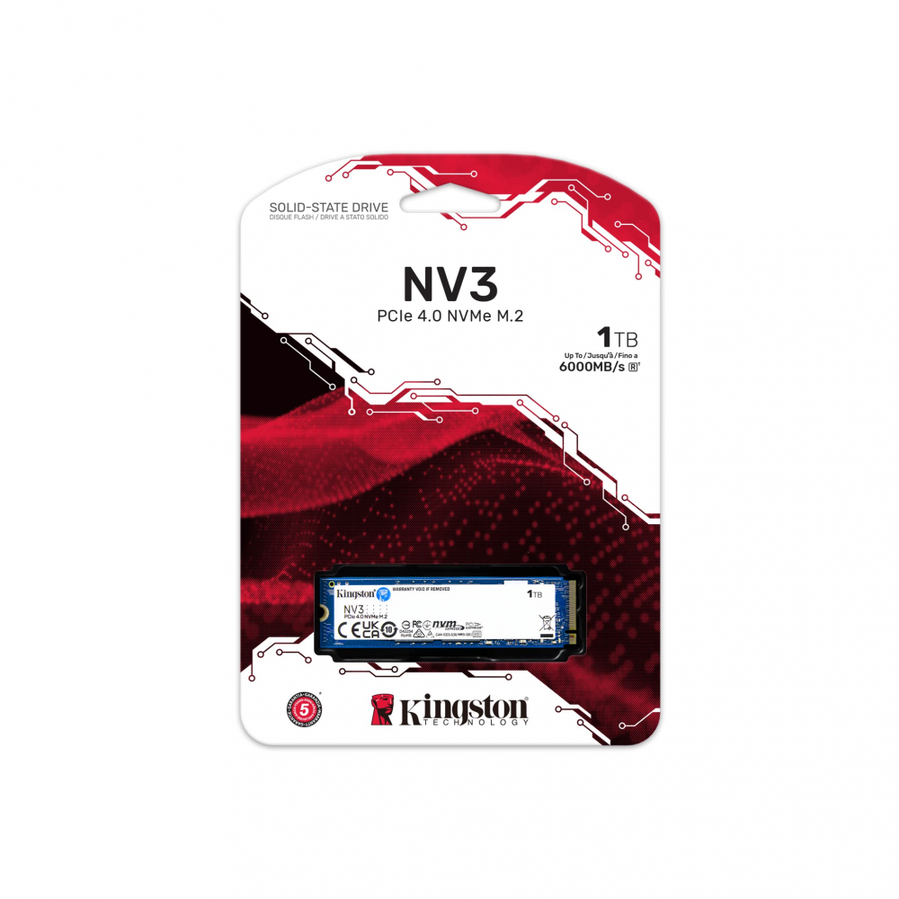Накопитель SSD M.2 1Tb Kingston NV3