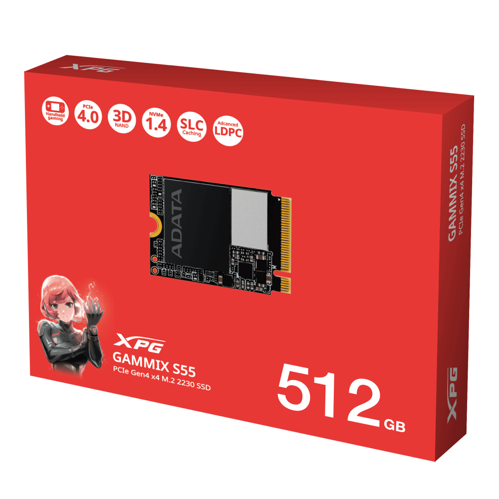 Накопитель SSD M.2 512Gb Adata XPG gammix s55