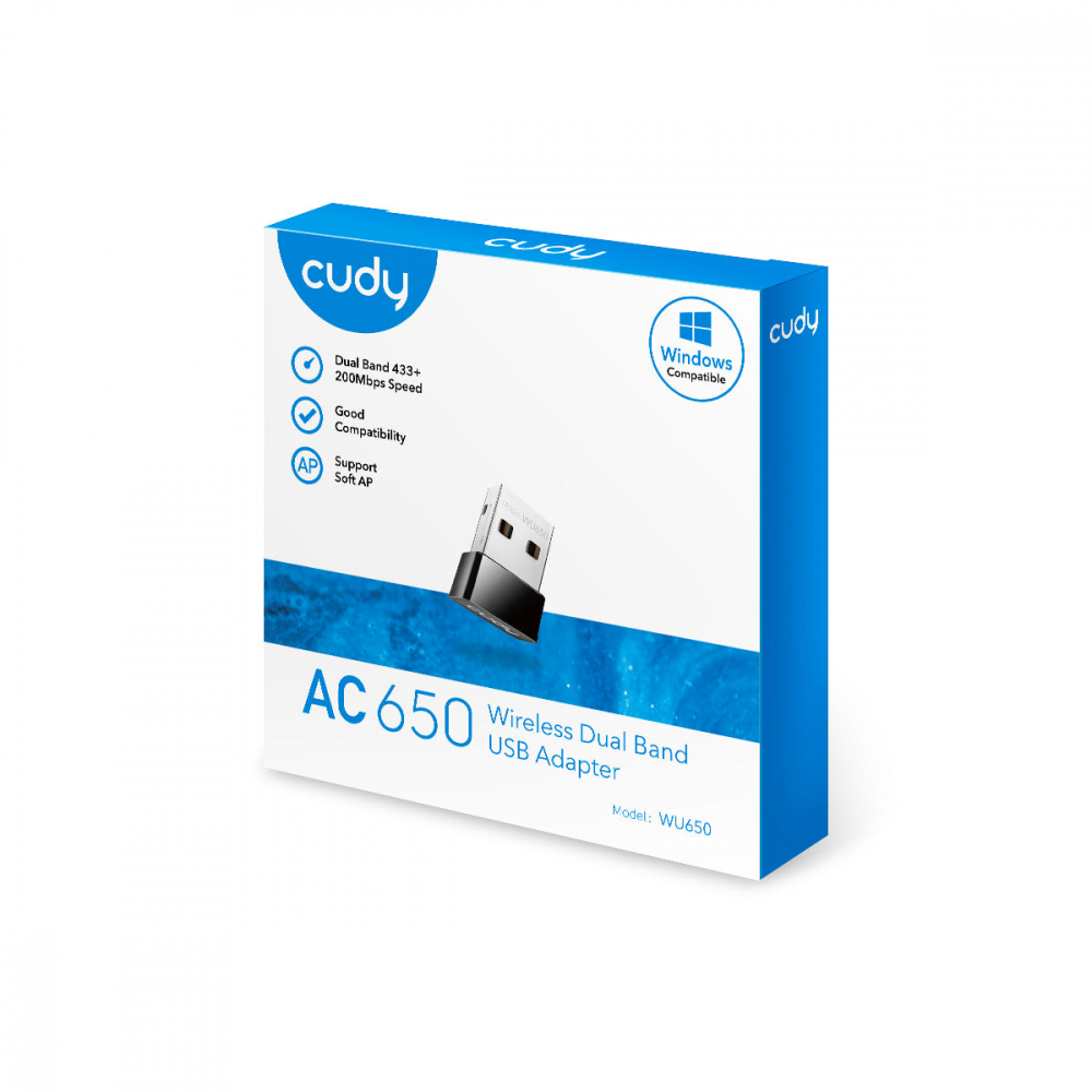 Беспроводной USB-адаптер Cudy WU650 650Mbps