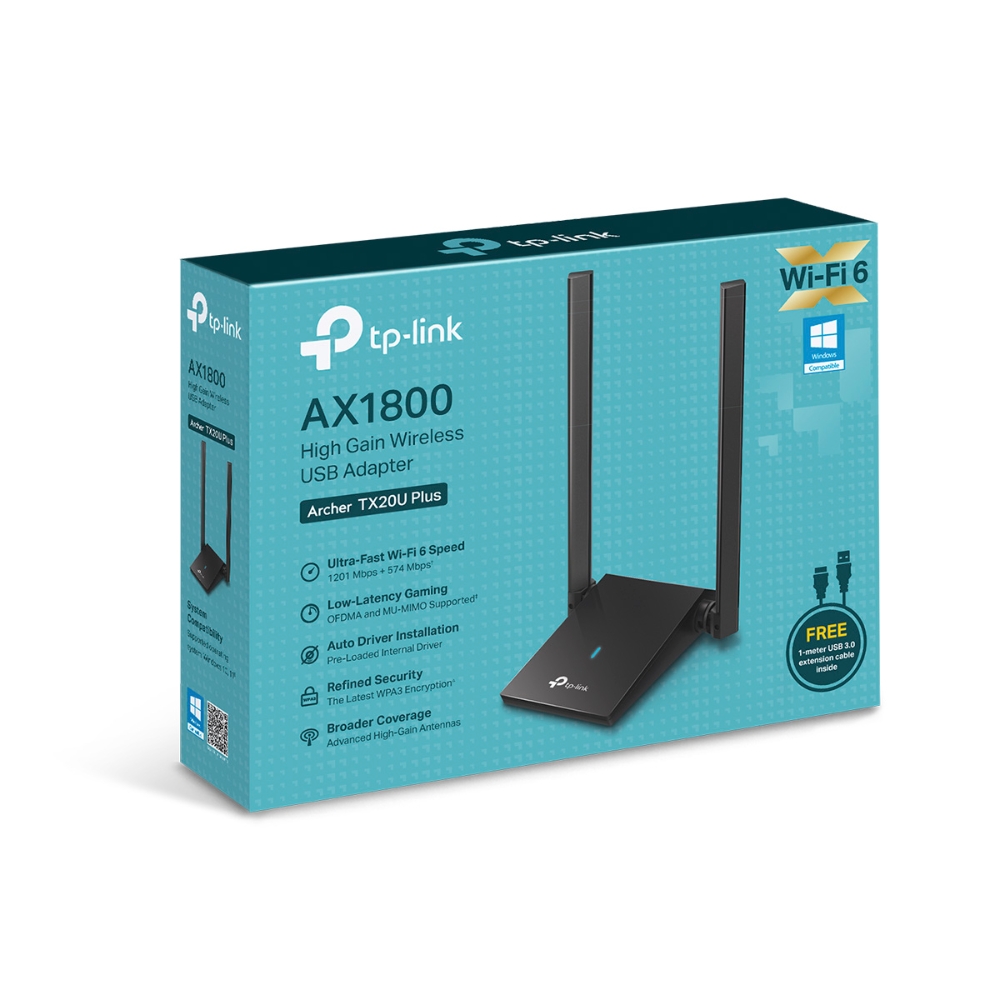 WiFi сетевой адаптер USB TPLink Archer TX20U Plus