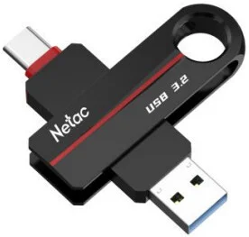 Флэш-накопитель USB A 3.2+USB Type-C 32Гб Netac US18