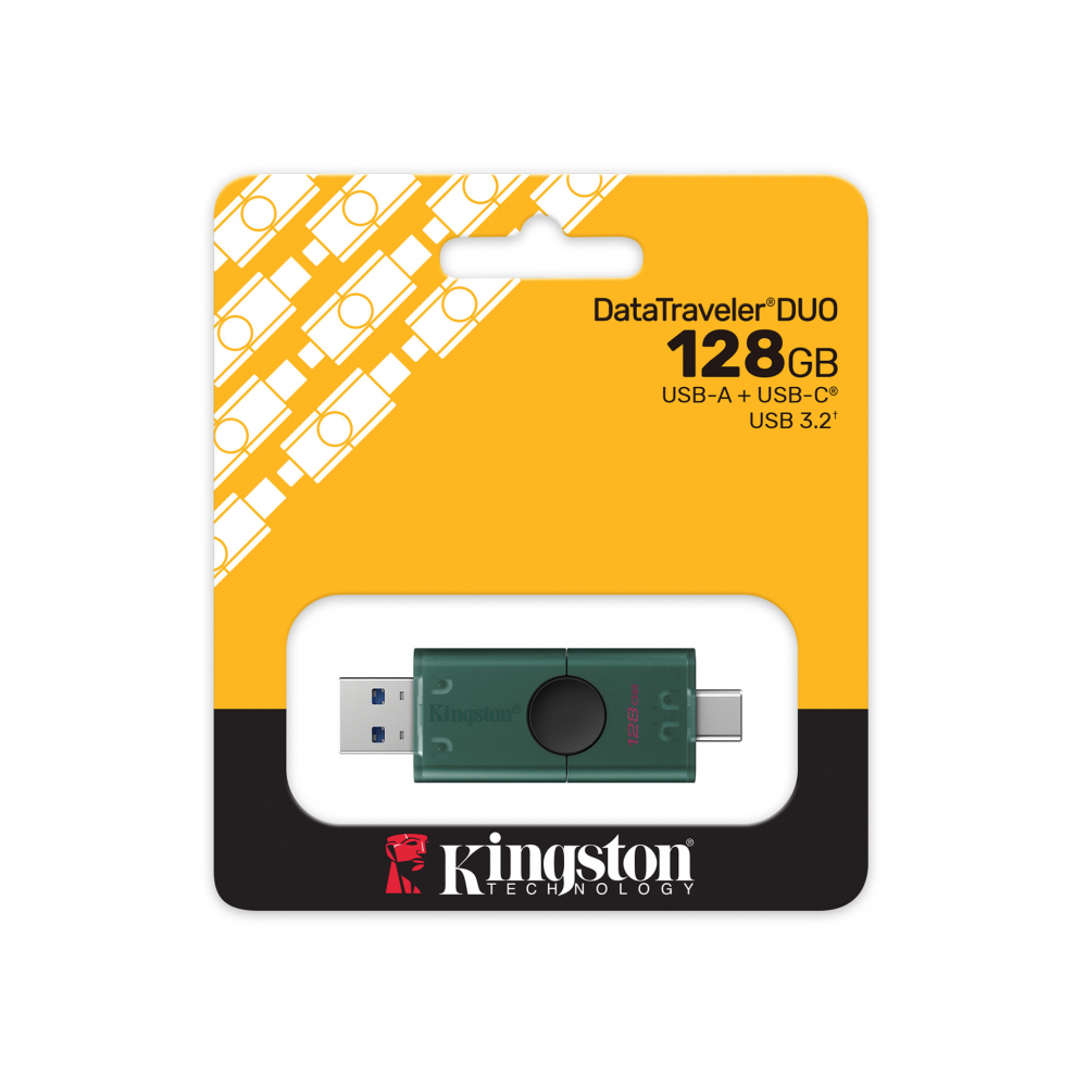 Флэш-накопитель USB-A и USB-C 128Gb Kingston DataTraveler Duo