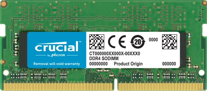 Оперативная память для ноутбука DDR4 SODIMM 2Gb 2400Mhz Crucial 