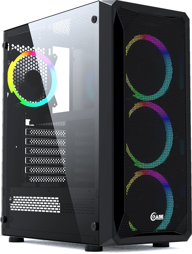 Корпус для ПЭВМ без блока питания Powercase Mistral Z4 Mesh LED
