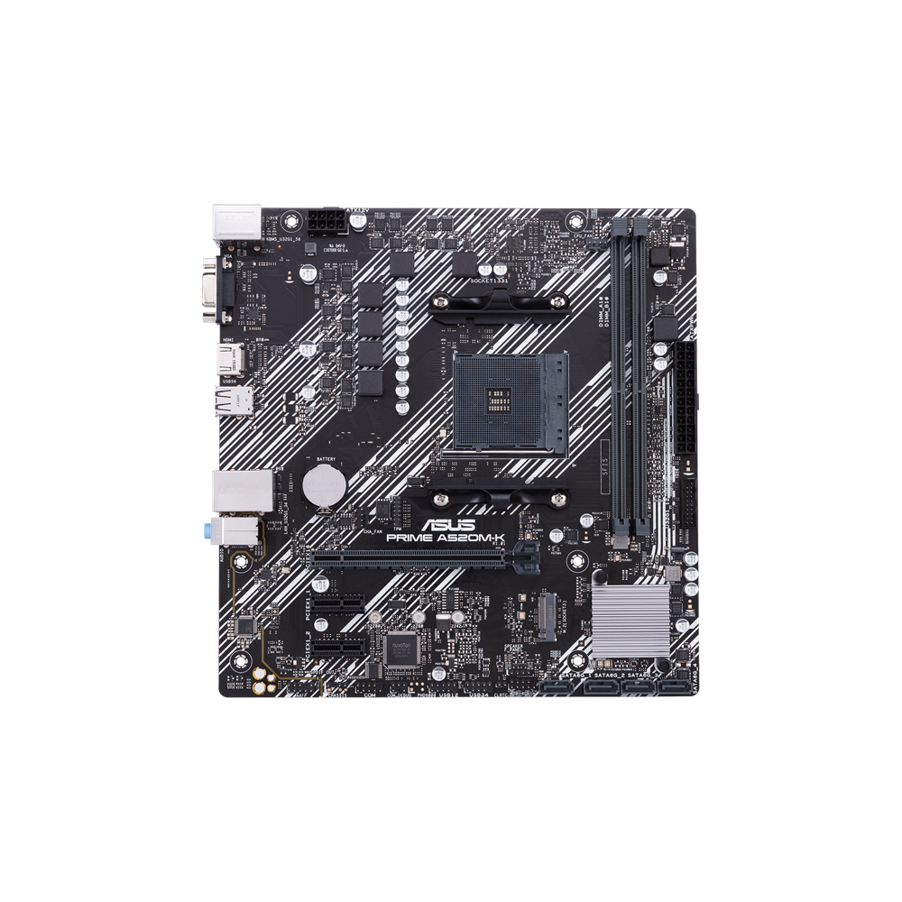 Материнская плата AM4 Asus Prime A520M-K