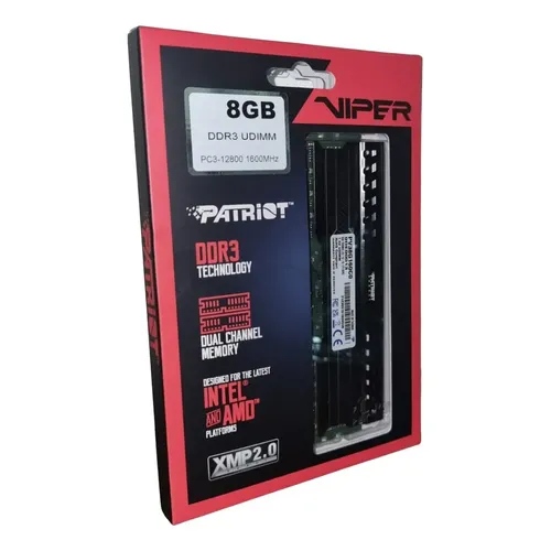 Оперативная память DDR3 8Gb 1600MHz Patriot Viper 3 Black Mamba