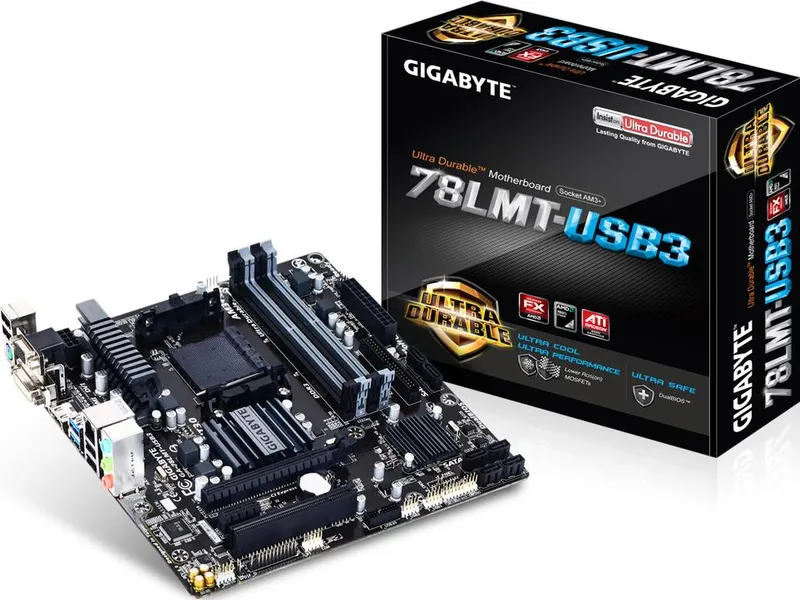 Материнская плата AM3+ Gigabyte 78LMT-USB3 Б/У