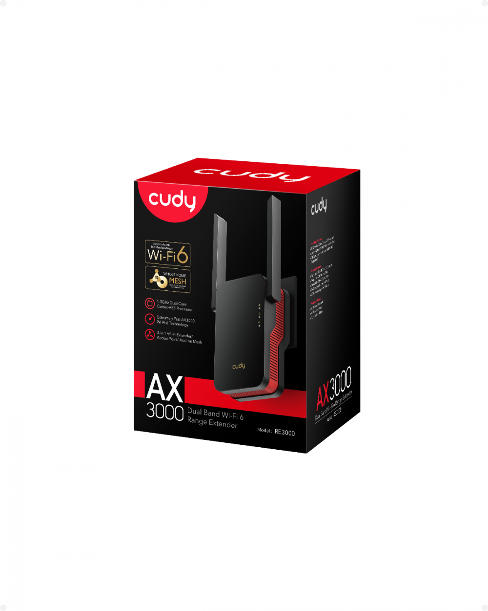 Беспроводной  усилитель WI-FI сигнала Cudy RE3000