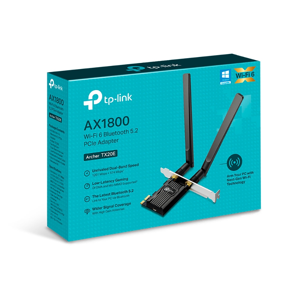 WiFi 6 Bluetooth 5.2 сетевой адаптер USB TPLink Archer TX20E
